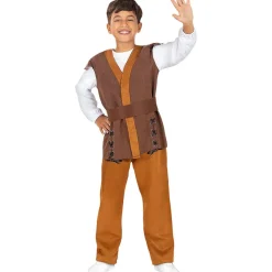 Disfraz de tabernero medieval para niño 10-12 años