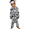 Disfraz de vaca onesie para niños 7-9 años
