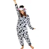 Disfraz de vaca onesie para adulto S-M