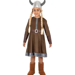Disfraz de Vikingo para niña 5-6 años