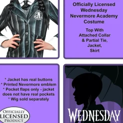 Disfraz infantil - Uniforme Miércoles Addams talla S