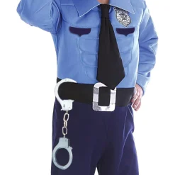 Disfraz infantil de Policía con músculos 4-6 años ㅤ
