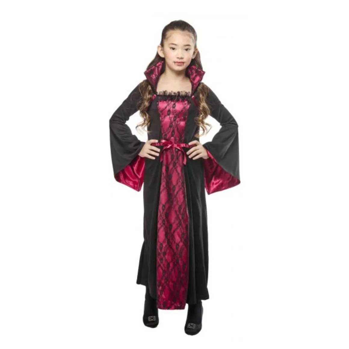 Disfraz infantil Vampiresa Belladonna - Talla S (7-8 años)