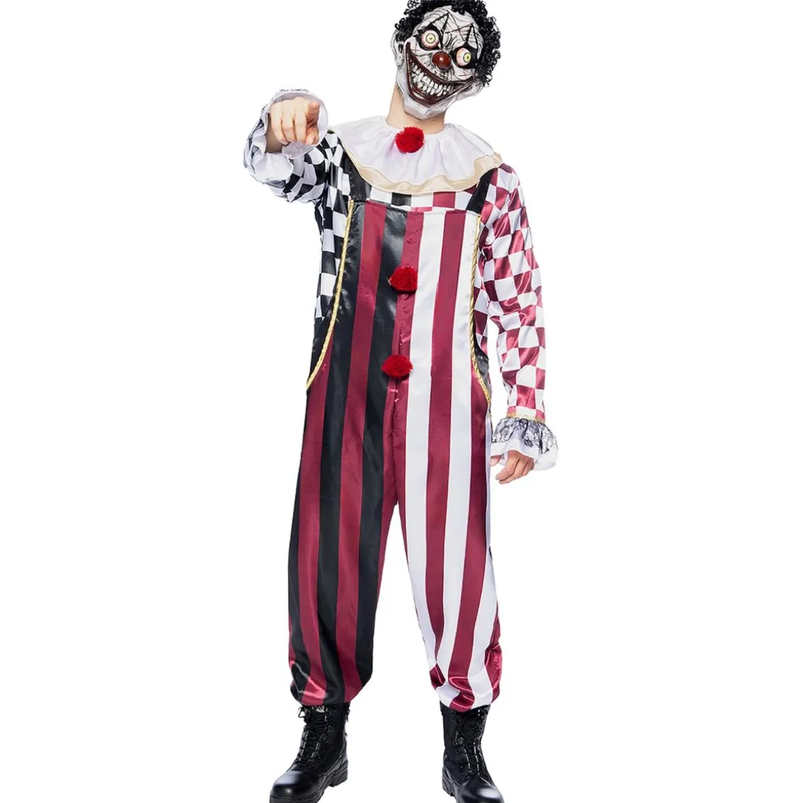 Disfraz Payaso Terrorífico Premium hombre XL