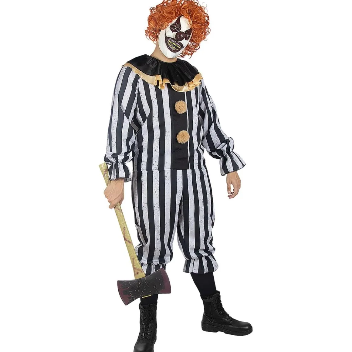 Disfraz Payaso Terrorífico Deluxe hombre XL