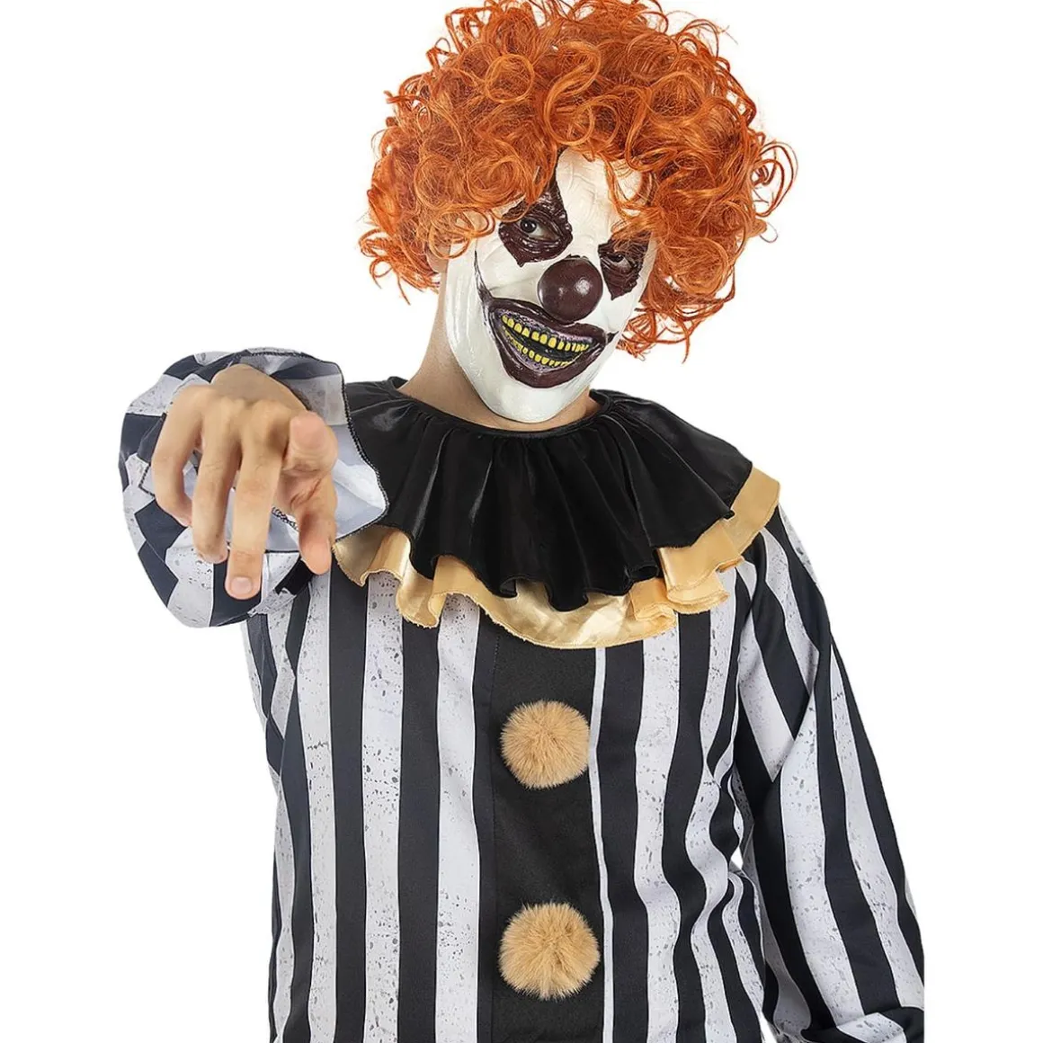 Disfraz Payaso Terrorífico Deluxe hombre XL