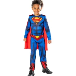Disfraz Superman sostenible con capa 9-10 años (134-140 cm)ㅤ