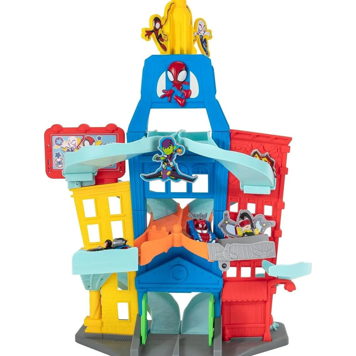 Disney - Juego de carril de ciudad para vehículo de metal