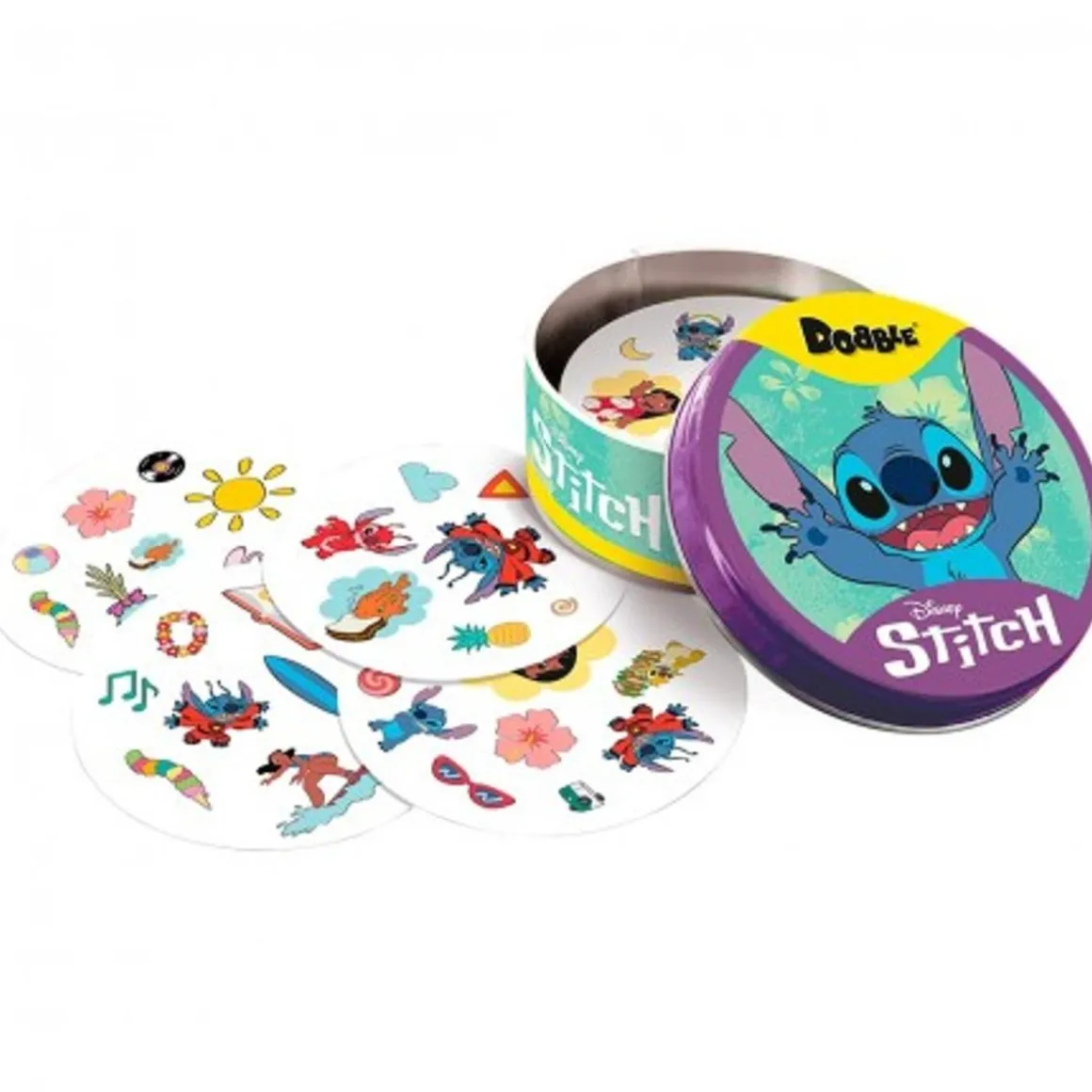 Disney - Juego de cartas Dobble Stitch