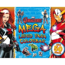 Disney - Los Vengadores - Libro para colorear con pegatinas ㅤ