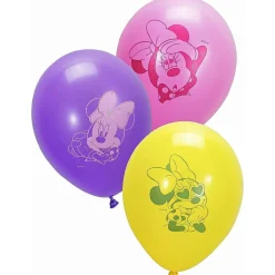 Disney - Minnie Mouse - Pack 10 globos medianos Minnie (varios modelos)