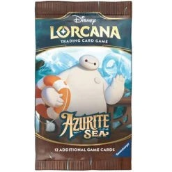 Disney Lorcana - Sobre de cartas Azurite Sea en inglés (Varios modelos)