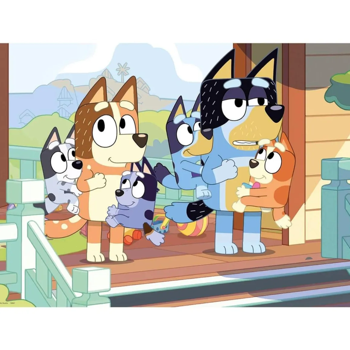 Educa Borras - Bluey - Puzzle de madera infantil 100 piezas Paisajes ㅤ