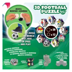 Educa Borras - Puzzle 3D fútbol