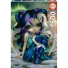 Educa Borras - Puzzle Fantasía Dragón Gélido 500 Piezas ㅤ