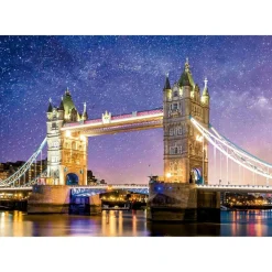 Educa Borras - Puzzle Luminoso Tower Bridge Londres 1000 Piezas ㅤ
