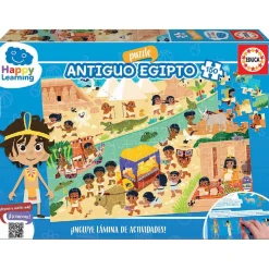 Educa Borrás - Antiguo Egipto - Puzzle 150 piezas Happy Learning