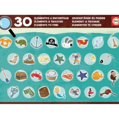 Educa Borrás - Barco pirata - Puzzle detectives 50 piezas