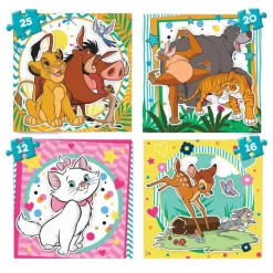 Educa Borrás - Disney - Maleta con 4 puzzles progresivos