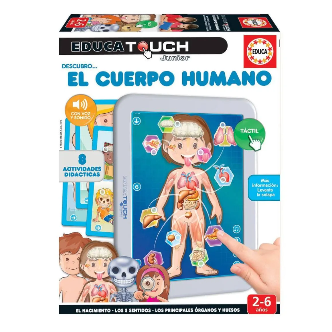 Educa Borrás - Educa Touch Junior el cuerpo humano