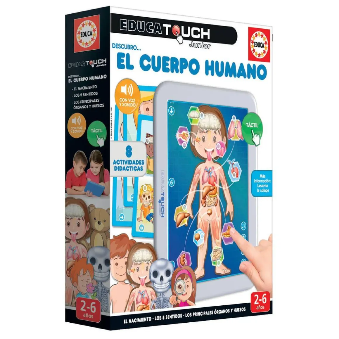 Educa Borrás - Educa Touch Junior el cuerpo humano