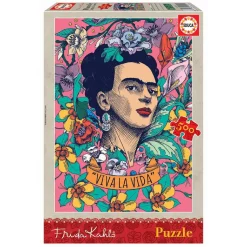Educa Borrás - Viva la Vida, Frida Kahlo - Puzzle 500 piezas