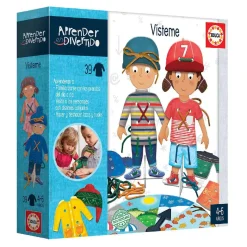 Educa Borrás - Vísteme - Juego de mesa