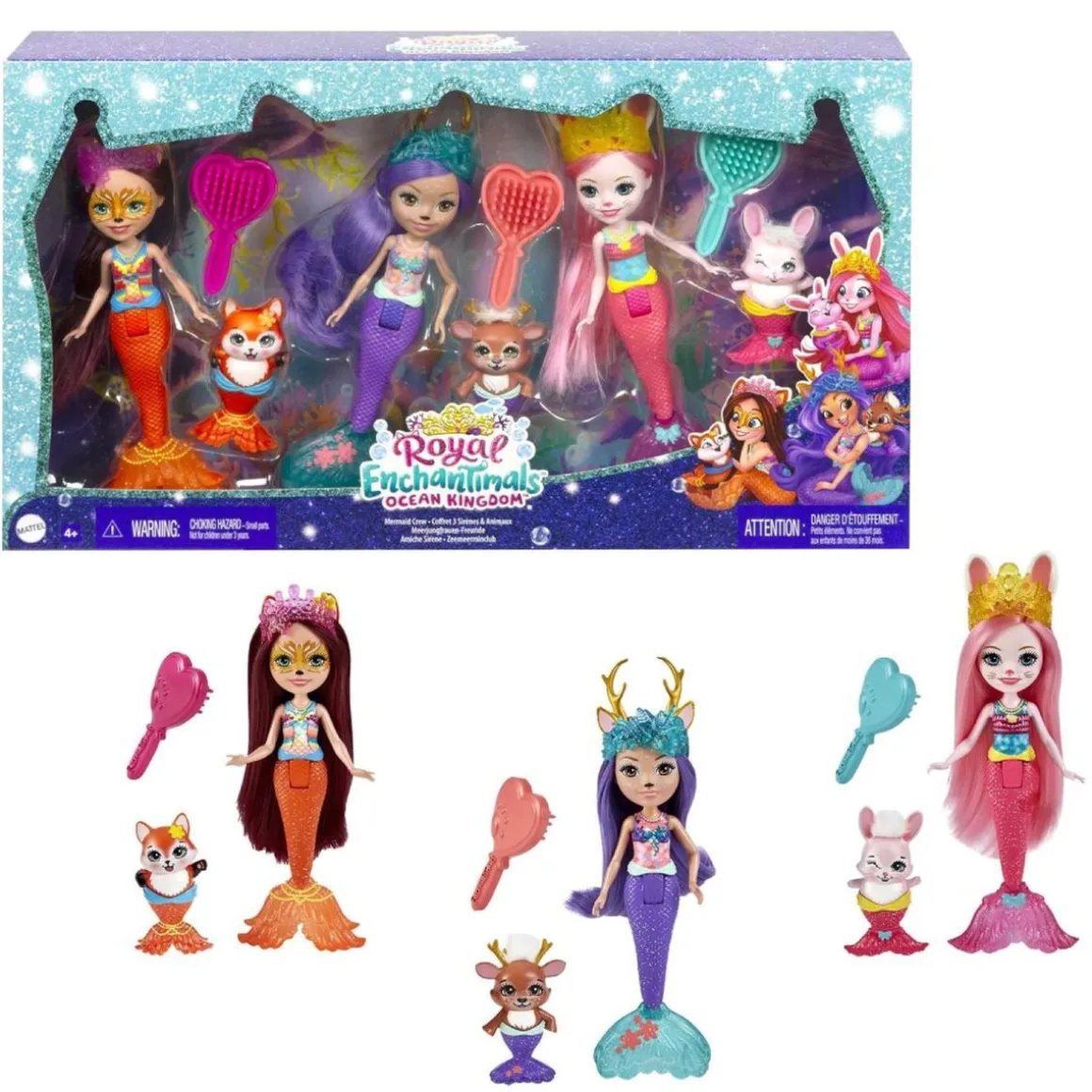 Enchantimals - Pack 3 sirenas