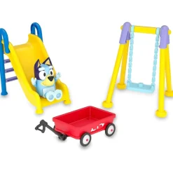 Famosa - Bluey - Set de Juguete Parque Mini Playset con Figura articulada de Perrito, Serie de Dibujos Animados ㅤ
