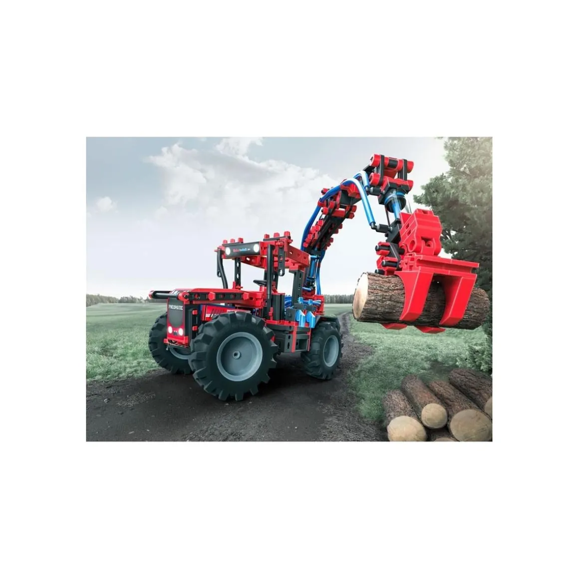 Fischer Technik - Set de construcción Modelos Neumáticos Strong Pneumatics