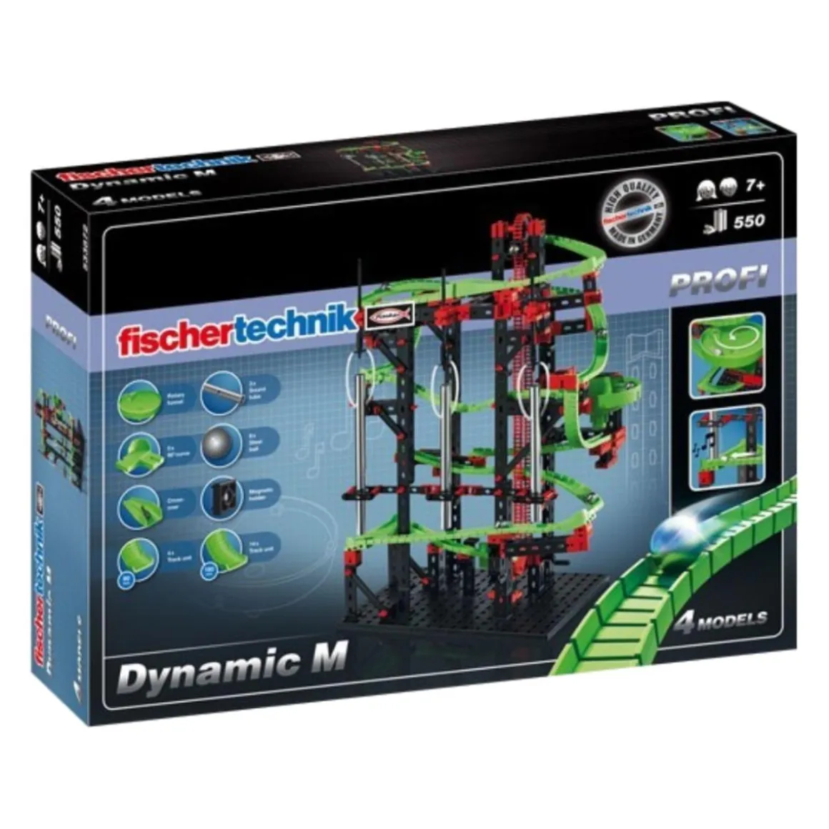 Fischer Technik - Set de construcción para canicas Dynamic M
