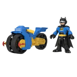 Fisher Price - Batman - Vehículo de juguete Imaginext DC Super Friends Batman con Moto XL ㅤ