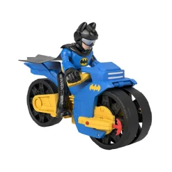 Fisher Price - Batman - Vehículo de juguete Imaginext DC Super Friends Batman con Moto XL ㅤ