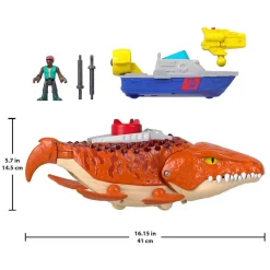 Fisher Price Imaginext - Jurassic World - Caza y Atrapa al Mosasaurus