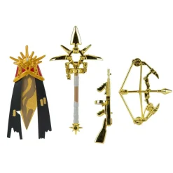 Fortnite - Figura articulada Fortnite Oro Grado maestre 10cm con accesorios ㅤ