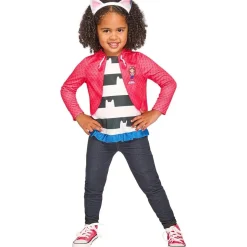 Gabby's Dollhouse - Conjunto camiseta efecto chaqueta y diadema 3-4 años