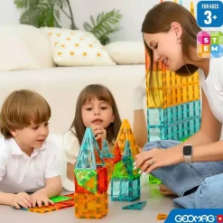 Geomag - Magnetic Tiles Gems 44 piezas