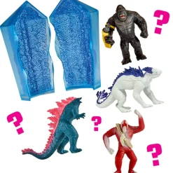 Giochi Preziosi - Figuras de Godzilla y Kong dentro de Capsulas de Cristal (Varios modelos) ㅤ