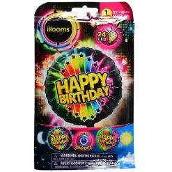 Globo LED helio Happy Birthday