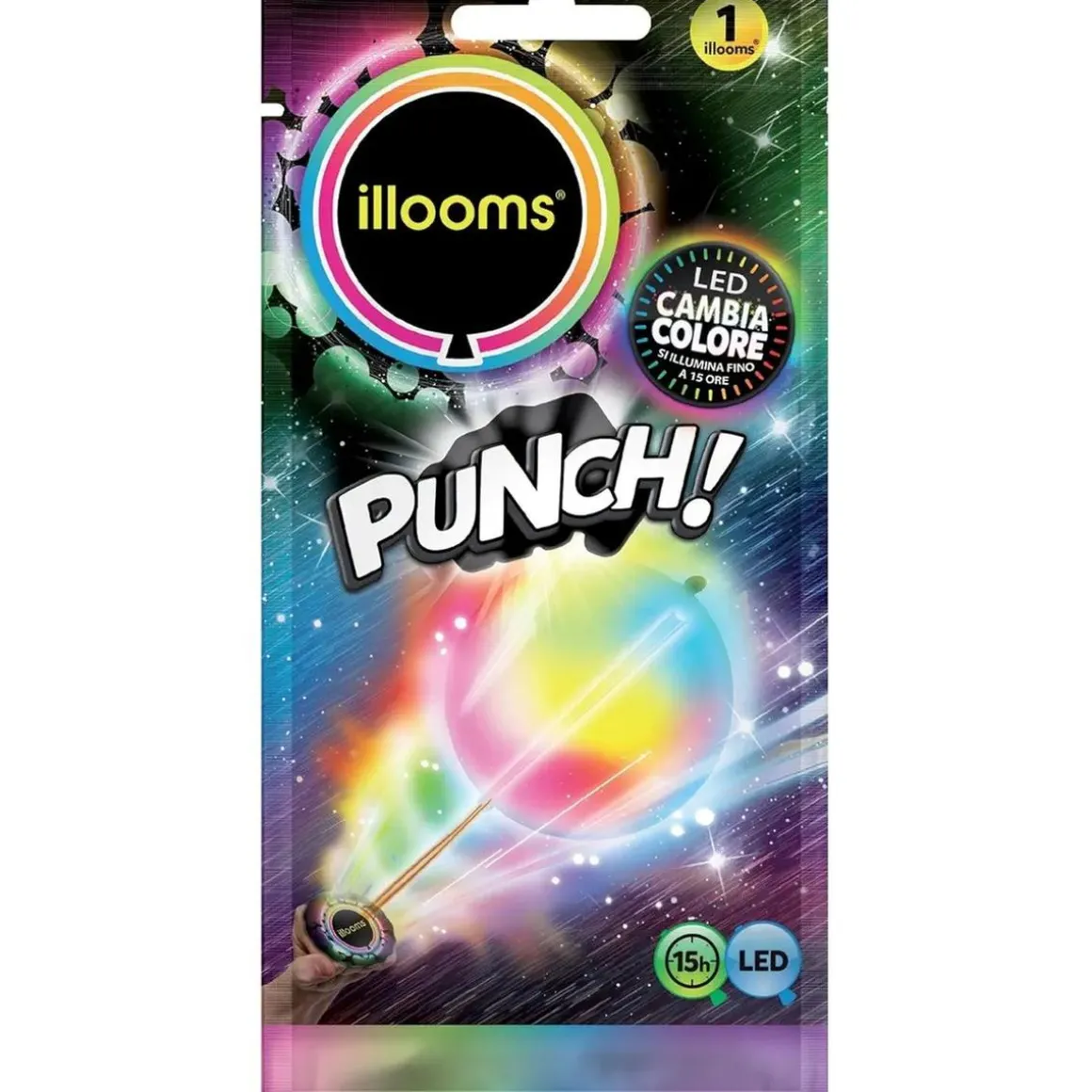 Globo punch cambia color LED