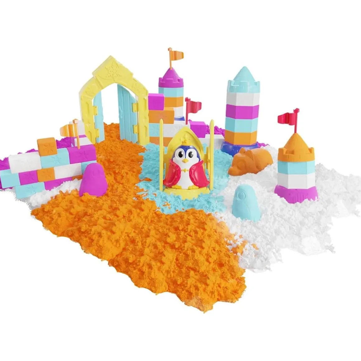 Goliath - Palacio de Hielo con Arena Mágica y nueva textura suave al tacto que no se seca ㅤ
