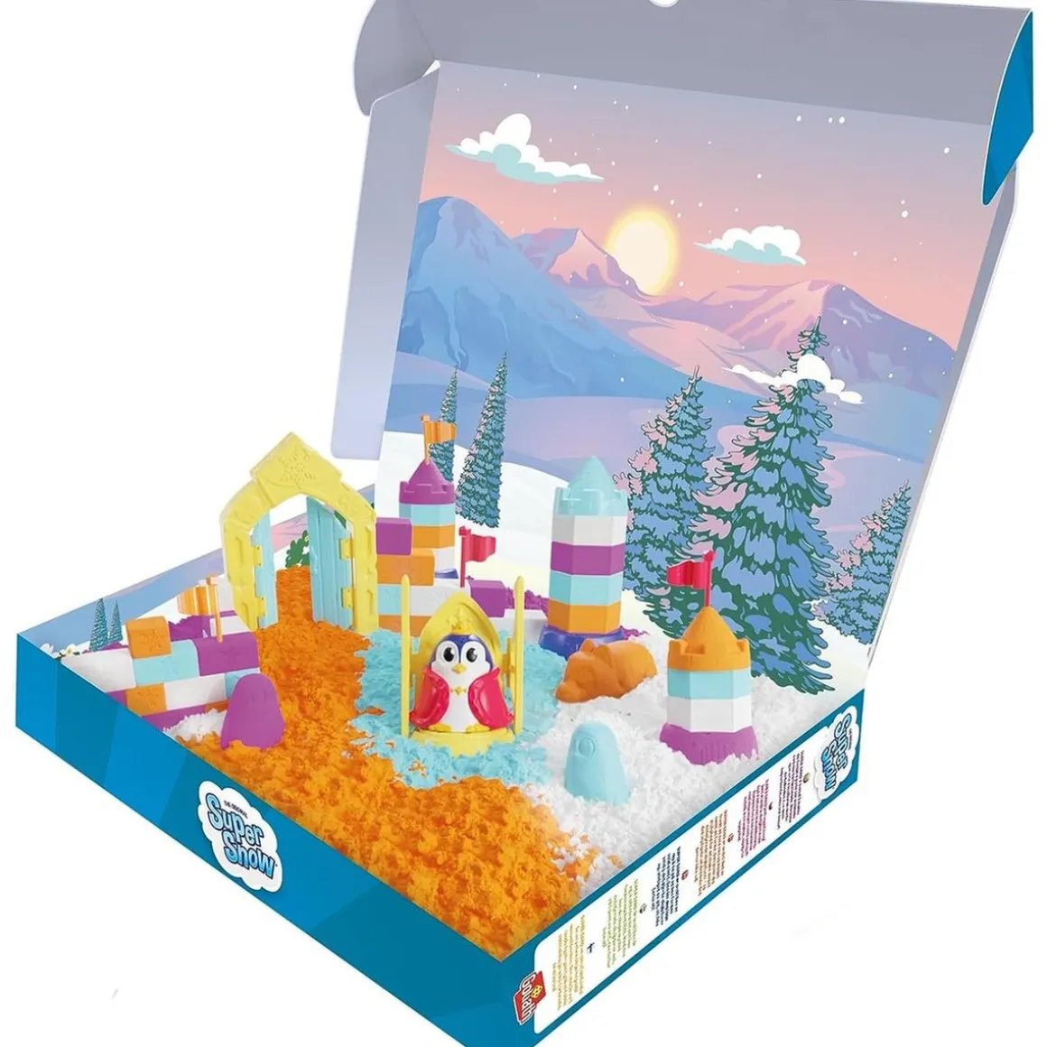 Goliath - Palacio de Hielo con Arena Mágica y nueva textura suave al tacto que no se seca ㅤ