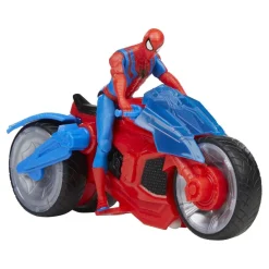 Hasbro - Spider-man - Moto Arácnida Spider-Man - Set de Juego con Figura y Proyectiles ㅤ