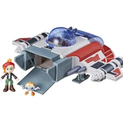 Hasbro - Star Wars - Barco The Crimson Firehawk de Star Wars con 2 figuras de acción ㅤ