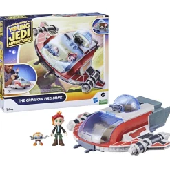 Hasbro - Star Wars - Barco The Crimson Firehawk de Star Wars con 2 figuras de acción ㅤ