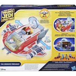 Hasbro - Star Wars - Barco The Crimson Firehawk de Star Wars con 2 figuras de acción ㅤ