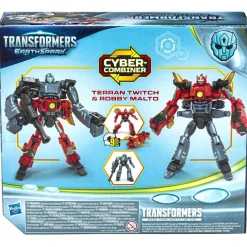 Hasbro - Transformers - Pack de 2 figuras EarthSpark Terran Twitch y Robby ㅤ