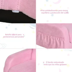 Homcom - Sillón reclinable para niños