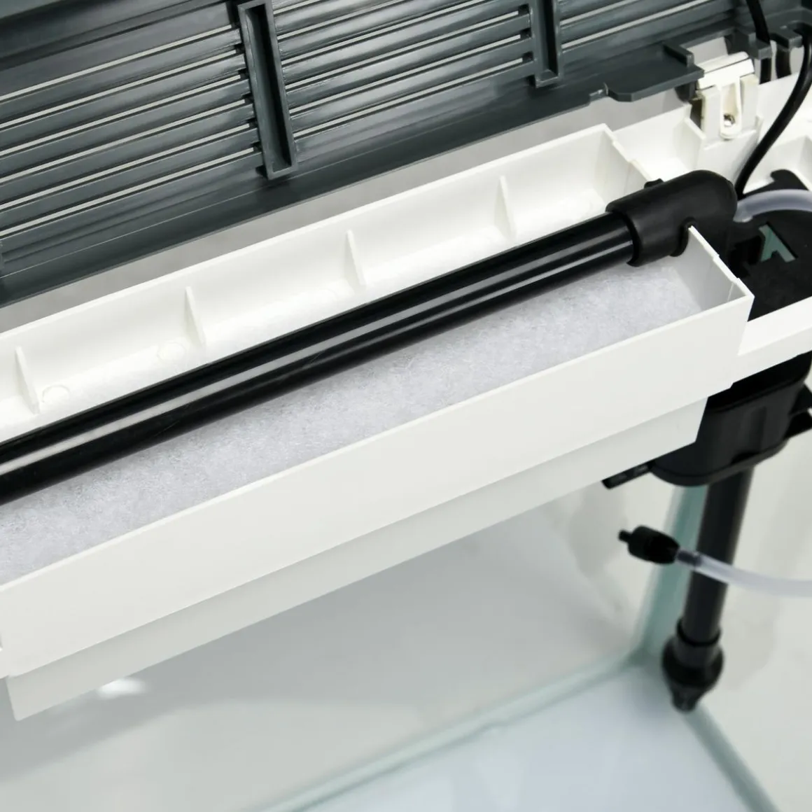 Homcom - Acuario 28L con filtro e iluminación