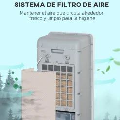 Homcom - Aire Acondicionado Humidificador